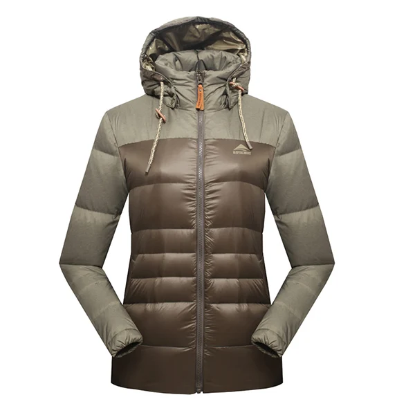 ROYALWAY уличный пуховик для женщин, зима, теплые пальто, chaquetas mujer, модная теплая куртка RFDL4340E - Цвет: Зеленый