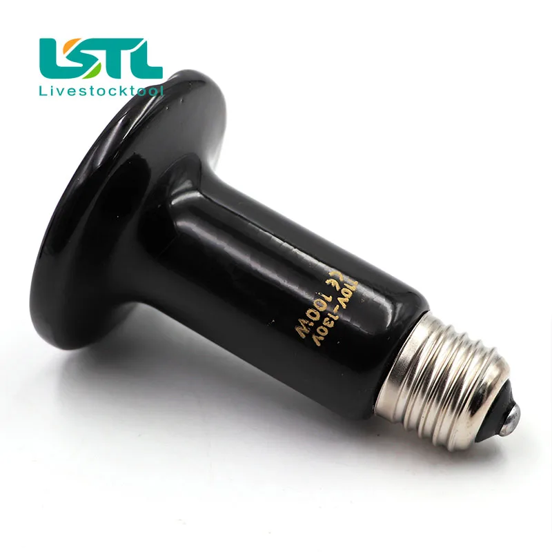 Pet Reptile Heating Bulb Infrared Ceramic Emitter Heat Lamps Pet Brooder Reptile Lamp 220V-240V 2 Pcs infrared lamp