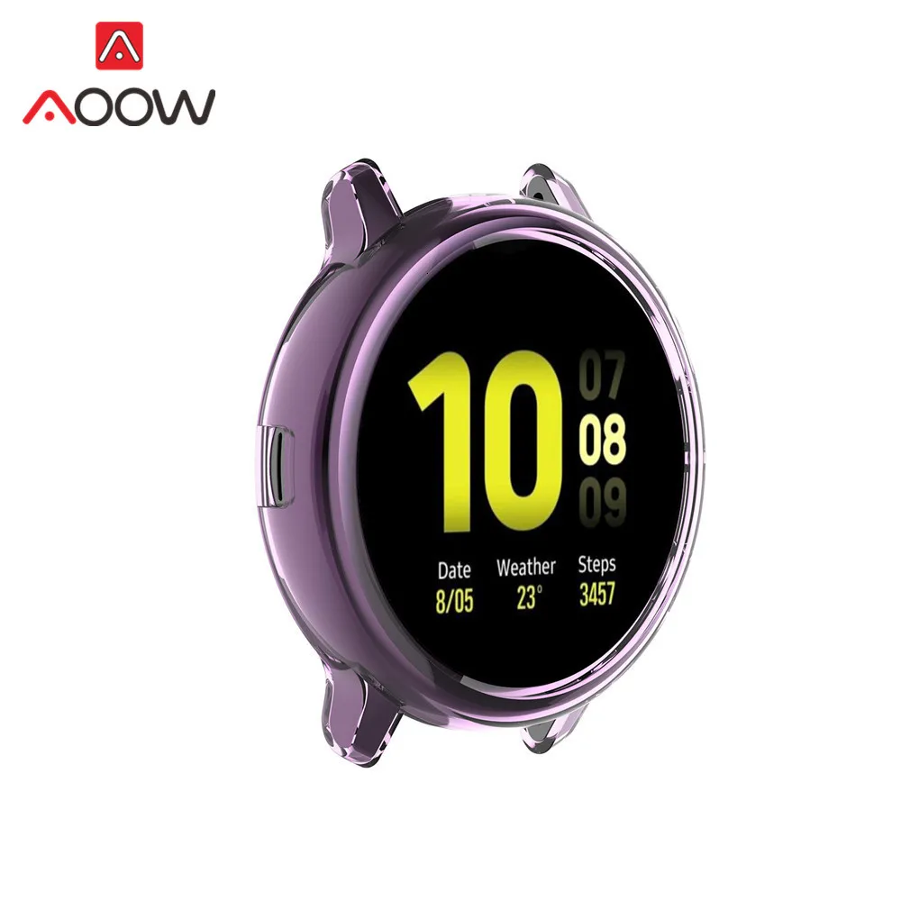 Мягкий силиконовый защитный чехол для samsung Galaxy Watch Active2 40 мм 44 мм Active 2 ультратонкий защитный чехол