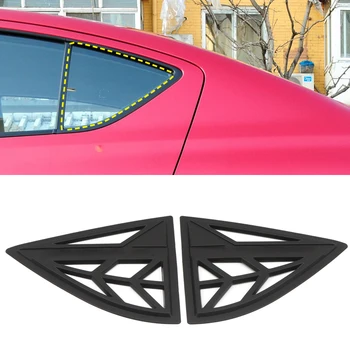 

For Nissan Sunny Accessories 2011-2016 Plastic Black 2 Pcs Louver Decorative Sheet Trims