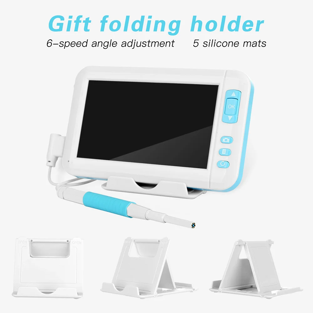 

P20 HD1080P Ear Cleaner Screen Otoscope Endoscope Camera 4.3 Inch HD TFT IPS Screen Camera Digital Ear Monitor Earpick