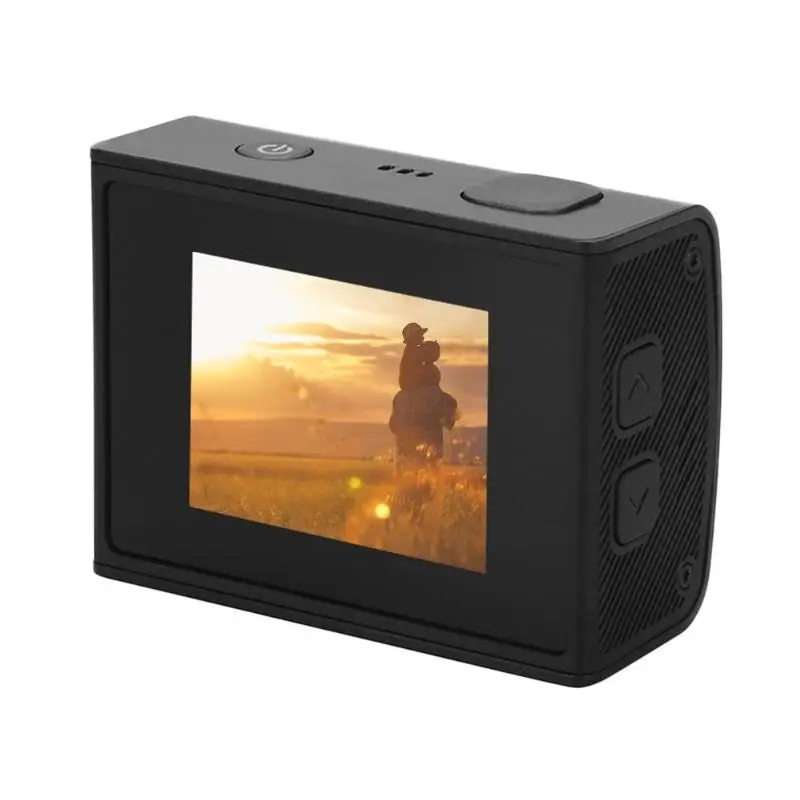 M22 Экшн-камера 4K 30FPS сенсорный экран WiFi Водонепроницаемая Спортивная 170 широкоугольная видеокамера черный/белый