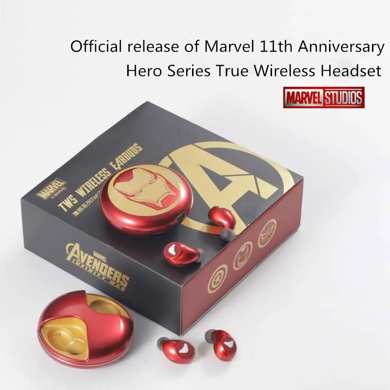 Marvel Подлинная авторизация туры Беспроводная гарнитура Blutooth 5,0 TWS наушники в ухо fone de ouvido sem fio для спорта