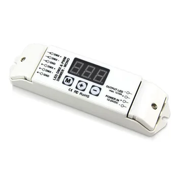 

BC-831 12V-24V master slave mode full color one channel led strip controller dmx