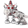 RC Deformation Dinosaur One-Key Deformation Robot Light Music Children's Electric Educational Dinosaurs Toy  English Version 3