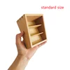 3 Sections Wooden Container for Cards Montessori Materials Mini Tray Organization Storage Box Language/ Culture Area Equipment 5