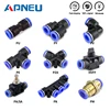 Pneumatic Fitting Hose Connector Tube Plastic Joint Compressor Push-in Quick Release Pipe for 4mm 6mm 8mm 10mm 12mm Pu Py ► Photo 2/6