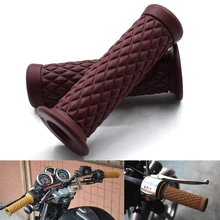 Универсальный 7/" 22 мм Ретро резиновая ручка для мотоцикла 8 цветов доступны для Triumph SPEED TRIPLE DAYTONA 955i SPEED FOUR TT 600