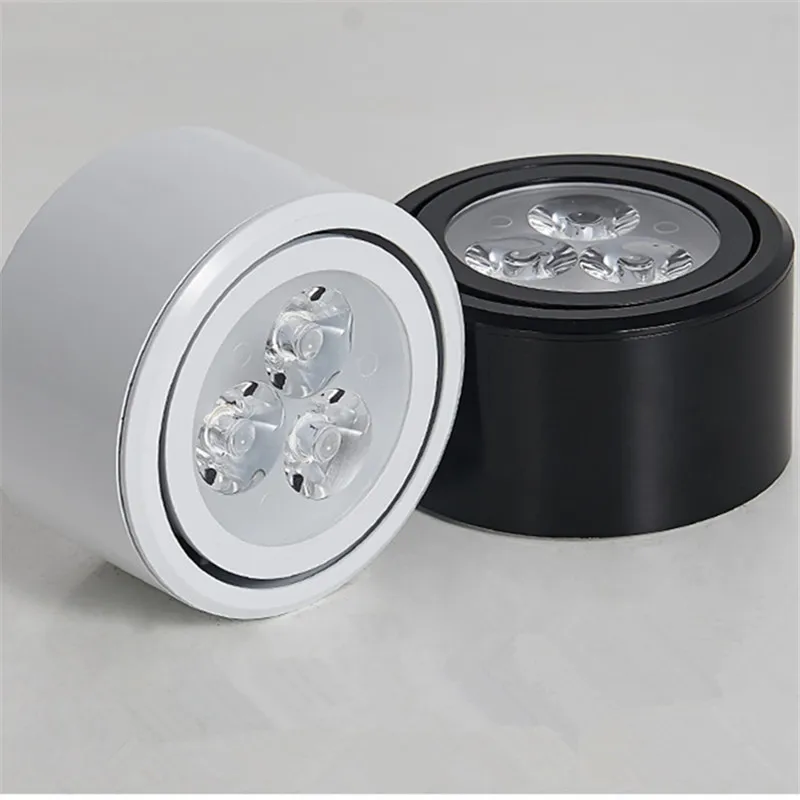 표면 장착 천장 조명 다운라이트, AC85-265V COB LED 천장 램프, 스포트라이트 실내 조명, SMD5730, 6W, 10W, 14W, 18W, 24W