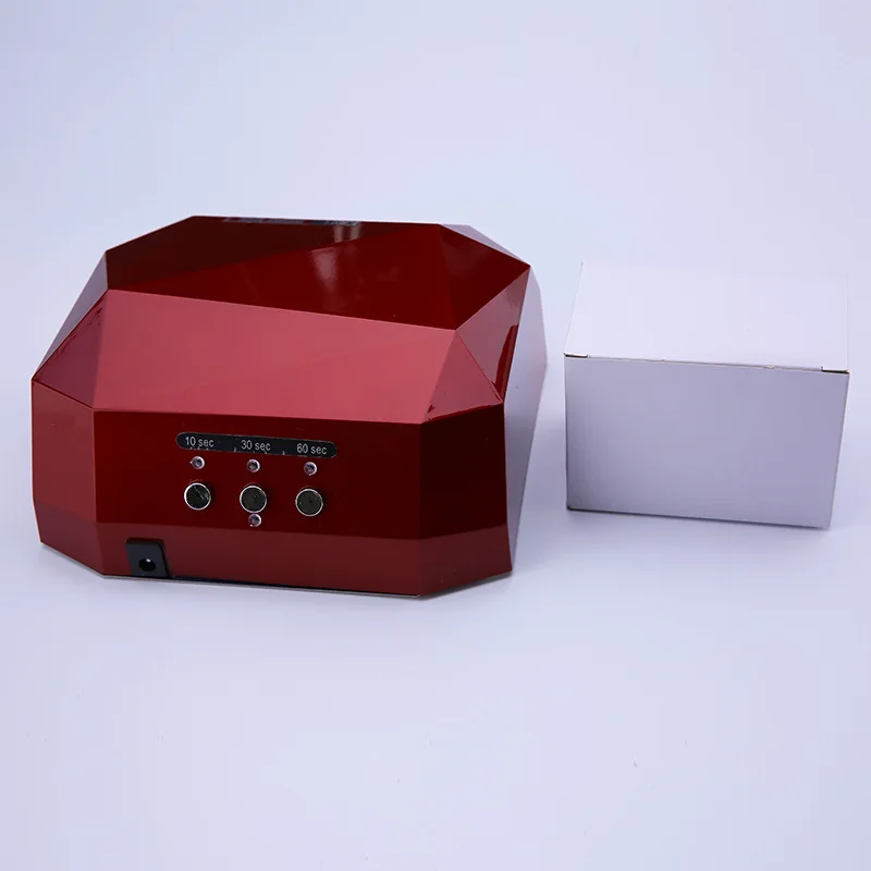 

Manufacturers Wholesale Red Manicure Light Belt Sensing Light Treatment Device 60 Seconds Timing LED And UV Nail Heating Lamp