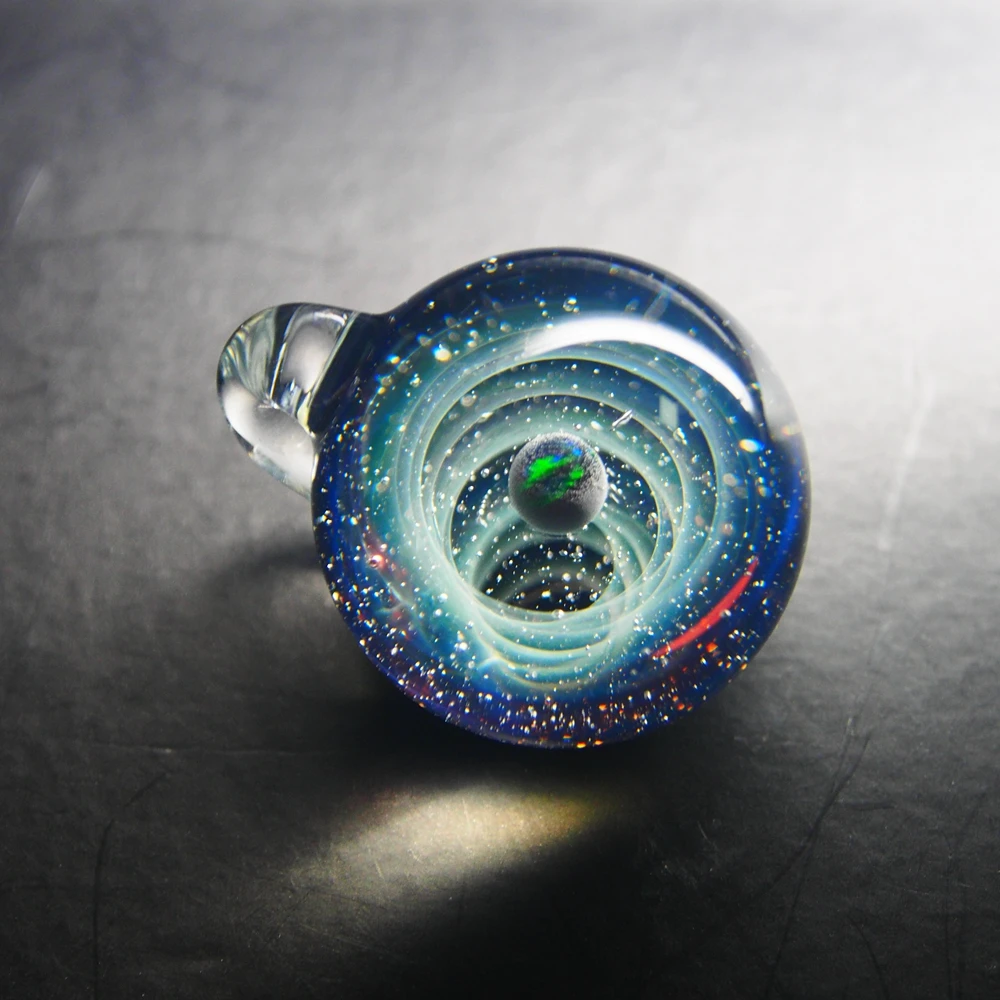 Дизайн красивый Вселенная стеклянный шар галактика стеклянный кулон - Окраска металла: Design 7