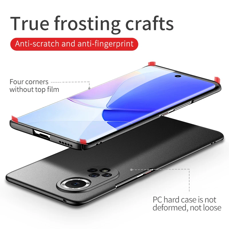 For Honor 50 Case Shockproof Hard PC Ultra Slim Matte Cases For Huawei Honor 50 Honor50 Cover