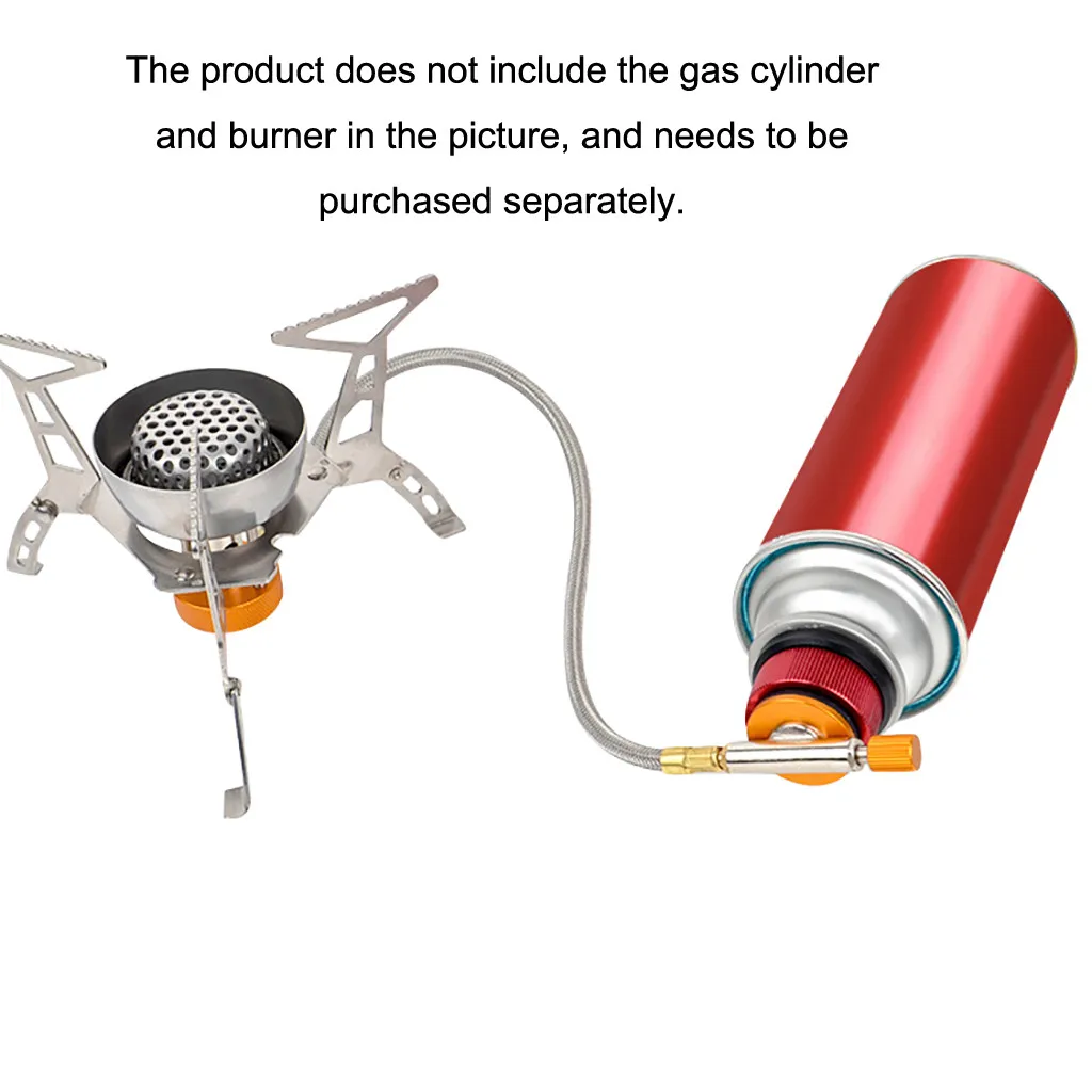 Открытый Кемпинг горелки конверсия головы длинный плоский бак газовая бутылка круглый конвертер газовая плита разъем адаптер бутылка головка адаптера