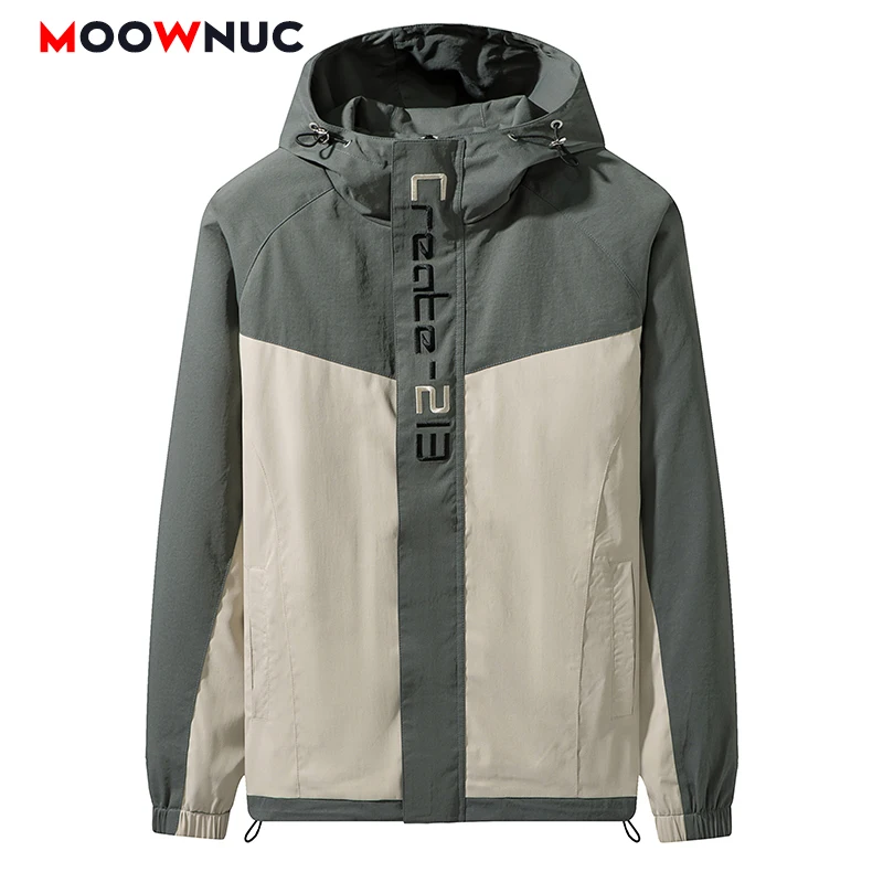

Windbreaker Male Men's Jacket 2021 New Spring Autumn Coats Outdoors Overcoat Youth Windproof Hombre Casual Coveral Brand MOOWNUC
