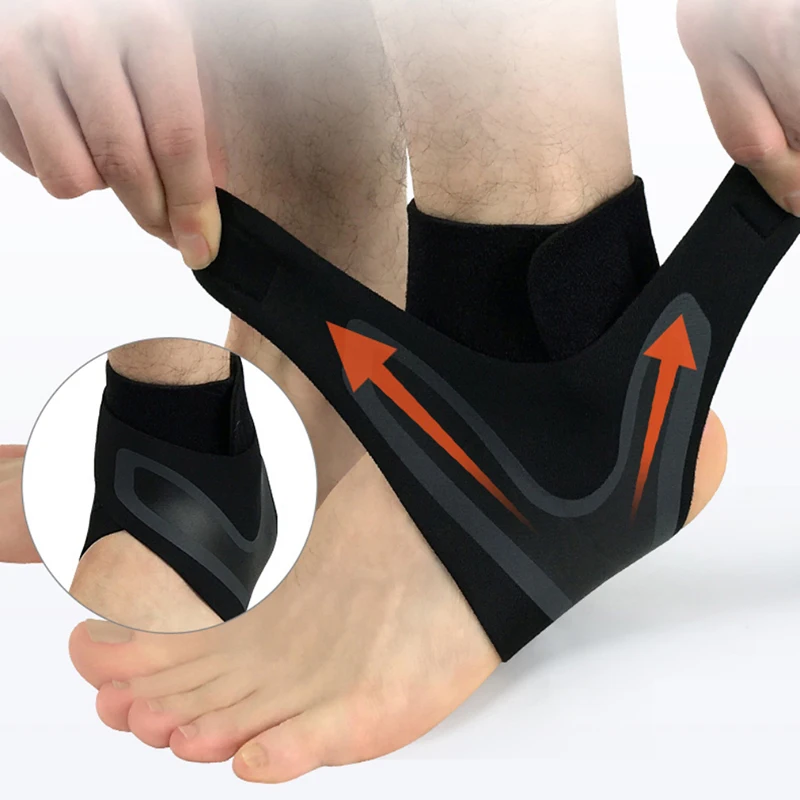 

High Elastic Sport Ankle Support Protect Ankle Safety Basketball Ankle Brace Support tobillera deportiva утяжелители для ног