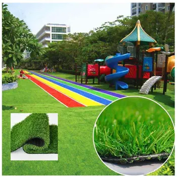 

2PCS 2x5m Artificial Grass Lawn Carpet Plastic Green Plant Lawn Garden Decoration Safe And Tasteless