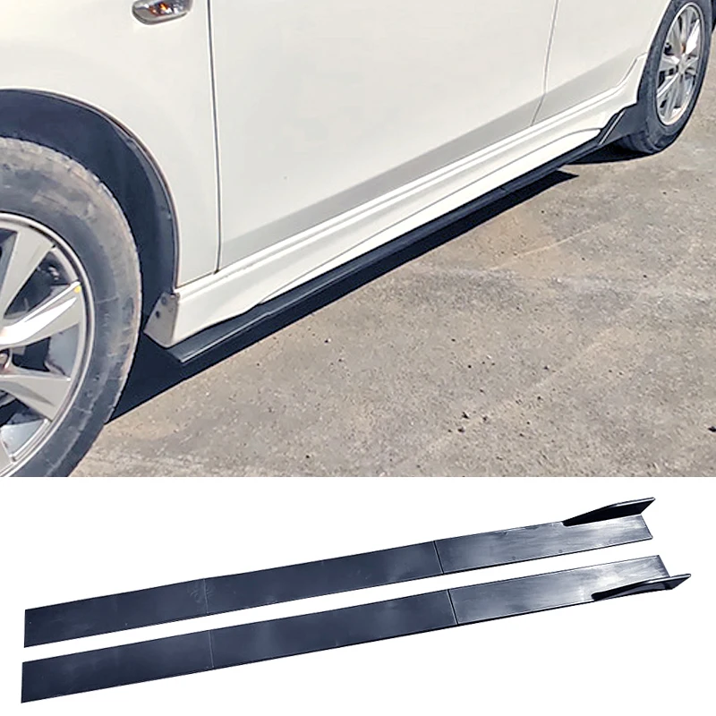 

Side Skirt Spoiler Generic Universal Type Sedan Hatchback Door Protector Three-stage Side Apron Chin Body Kit For Skoda Superb