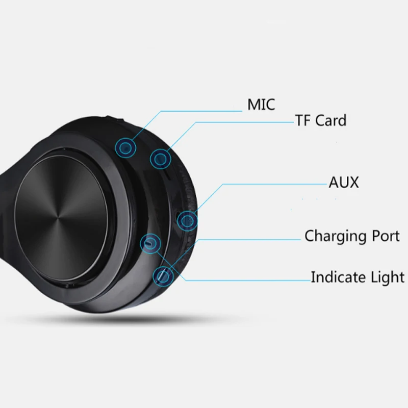 Беспроводные наушники Bluetooth 5,0 Складные стерео наушники с супер басами гарнитура с микрофоном hi-fi звук sd-карта Hands Free