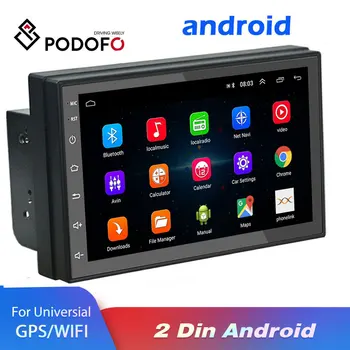 

Podofo Android 2 Din Car radio Multimedia Video Player Universal auto Stereo GPS MAP For Volkswagen Nissan Hyundai Kia toyota