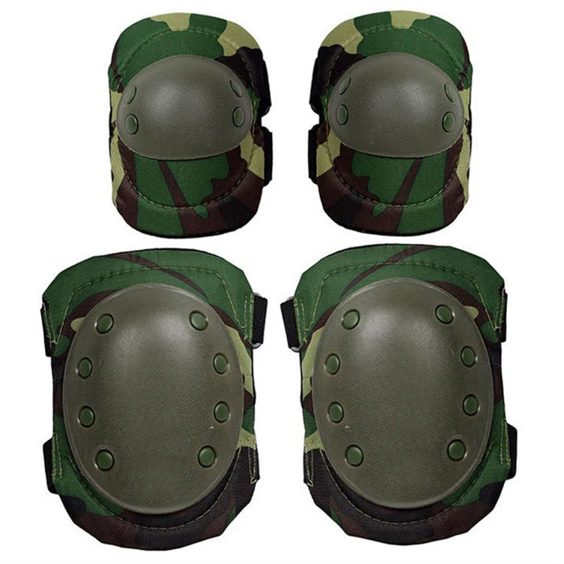 

Military Knee Elbow Protector Combat Tactical Knee Pad Elbow Pad Army Airsoft Outdoor Sport Working Hunting Safety Gear Kneecap