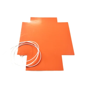 

350*400*1.5mm 220V 300W Toilet Heating Plate 130C thermostat built-in 1000mm lead wire