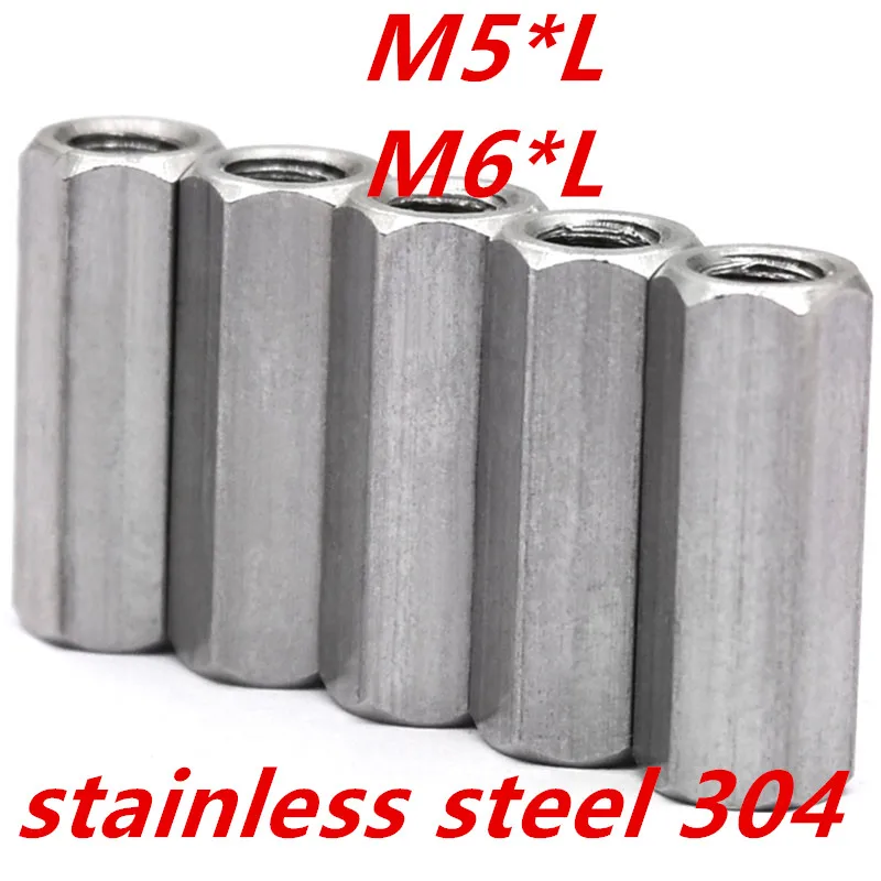 M5 SW8 10-100mm Spacing Bolt Spacers Interior-Internal Hex Standoff Steel Del 