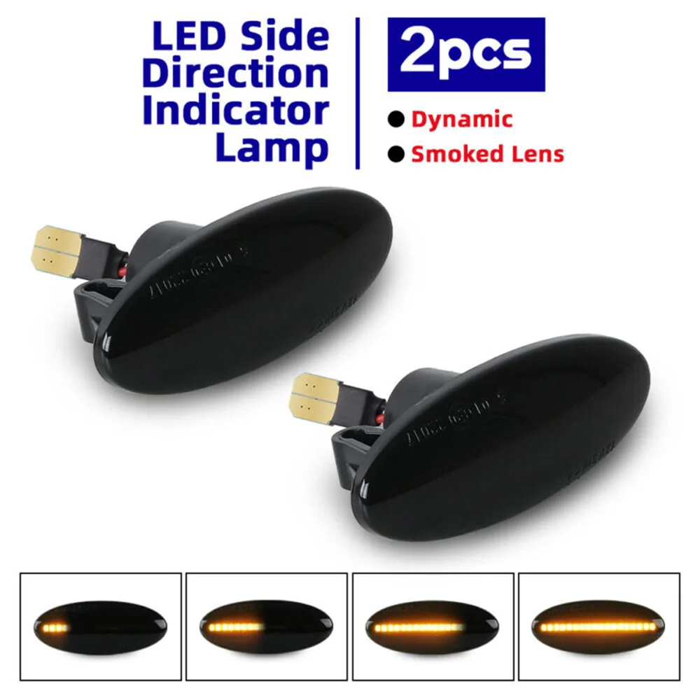 

3528SMD LED Car Auto Dynamic Sequential Turn Signal Light Lamp For Nissan Leaf Juke Qashqai Cube Xtrail Smart Fortwo W453 C453