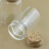 12 pcs/lot 25*37*60mm 40ml Small Glass Bottle Stopper Storage Jar Spice Bottle Containers tiny jars Vials Cork Bottle 4