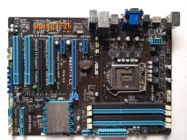 ^Cheap Asus P8Z77-V LX original mainboardDDR3 LGA 1155 32GB for I3 I5 I7 CPU Z77 used Desktop Motherboard pc