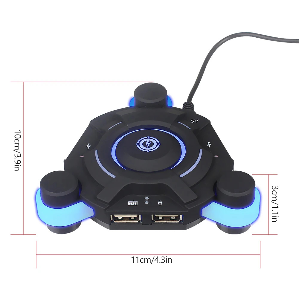  Mobile Phone Game external Keyboard Mouse Bluetooth Converter for PUBG The Battlefield Mobile Games