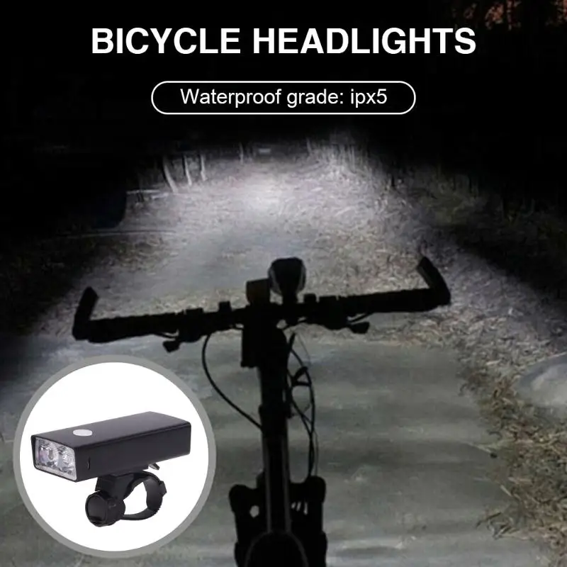 Велосипедная фара 3 режима USB Перезаряжаемый MTB велосипед фонарь лампа