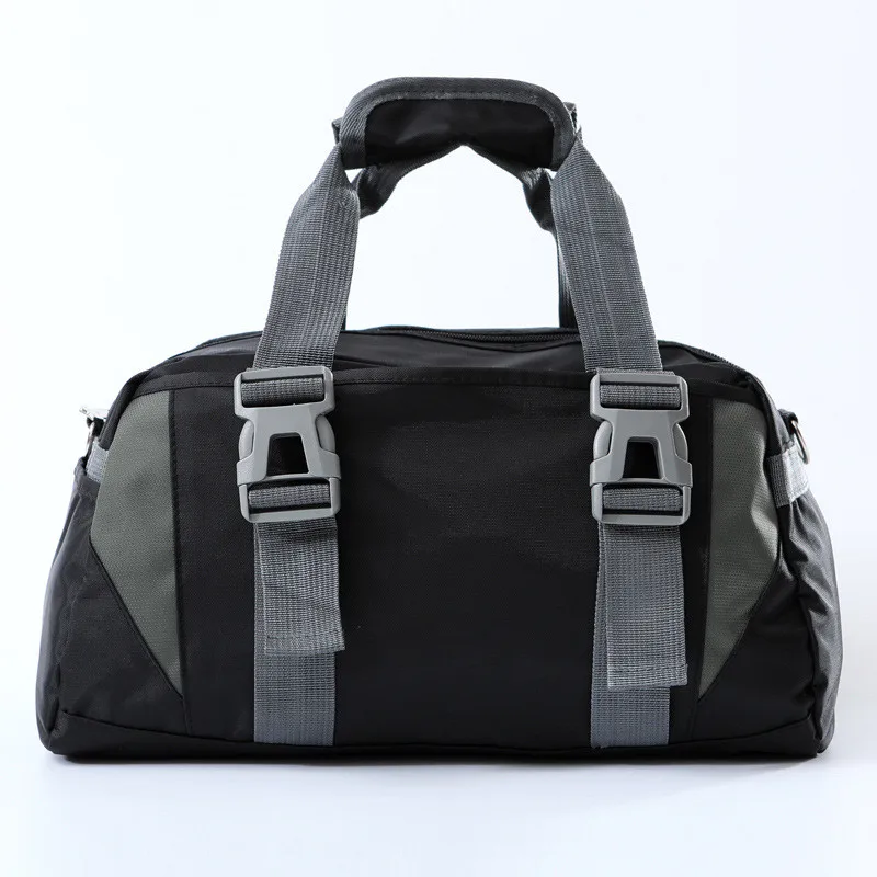 Мужская Женская водонепроницаемая сумка для йоги, фитнеса, путешествий, спортивная сумка на плечо, портативная спортивная сумка - Цвет: Черный цвет