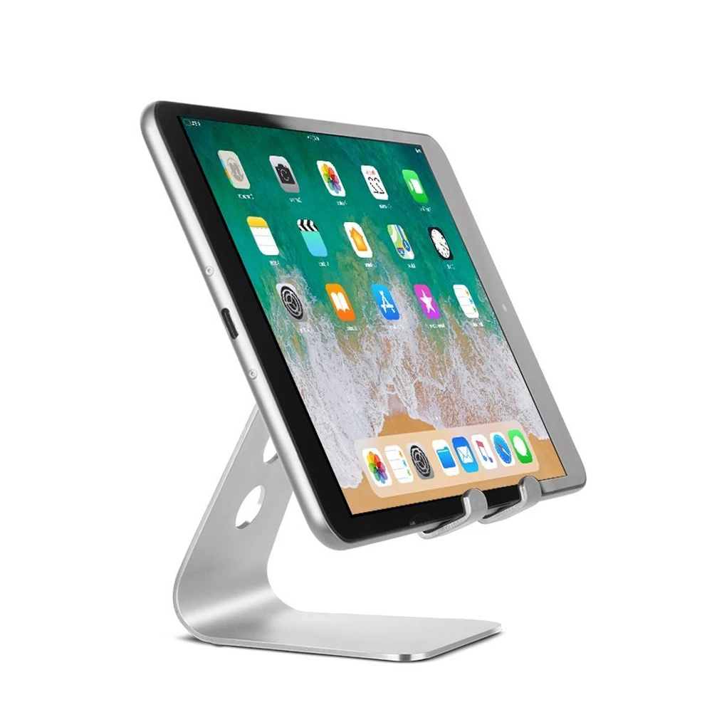

Mobile Phone Holder Stand Aluminium Alloy Metal Tablet Stand Universal Holder for iPhone X/8/7/6/5 Plus Samsung Phone/ipad