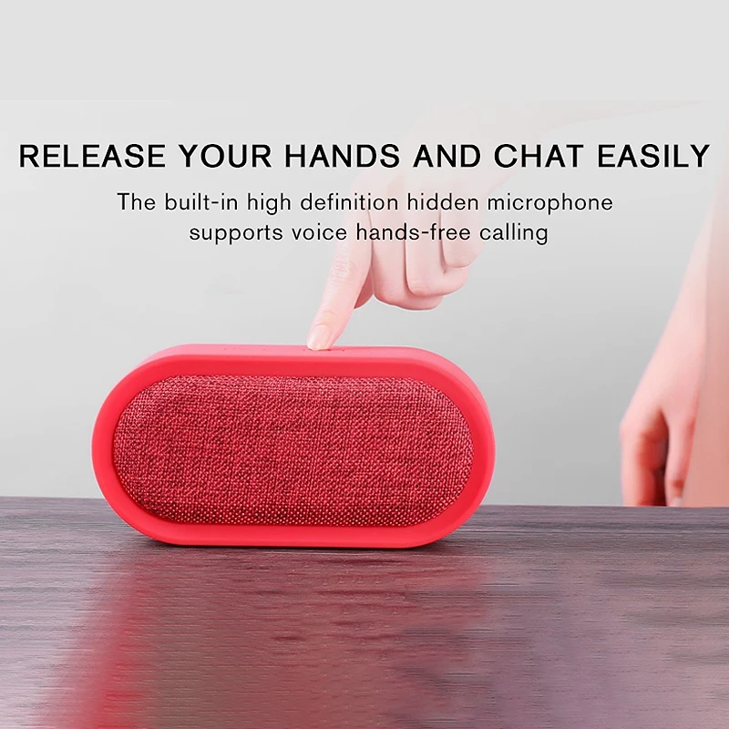 Remax Rb-M11 портативный тканевый беспроводной Bluetooth стерео динамическая игра музыкальный плеер Спорт на открытом воздухе Bluetooth Динамик Hands-Free Cal