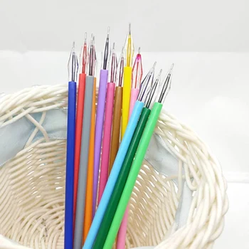 

12Color Gel Pen Refills Set Glitter Multi Colored Painting Writing Pen Diamond Tip Refill Rod for handle School Stationery Tool