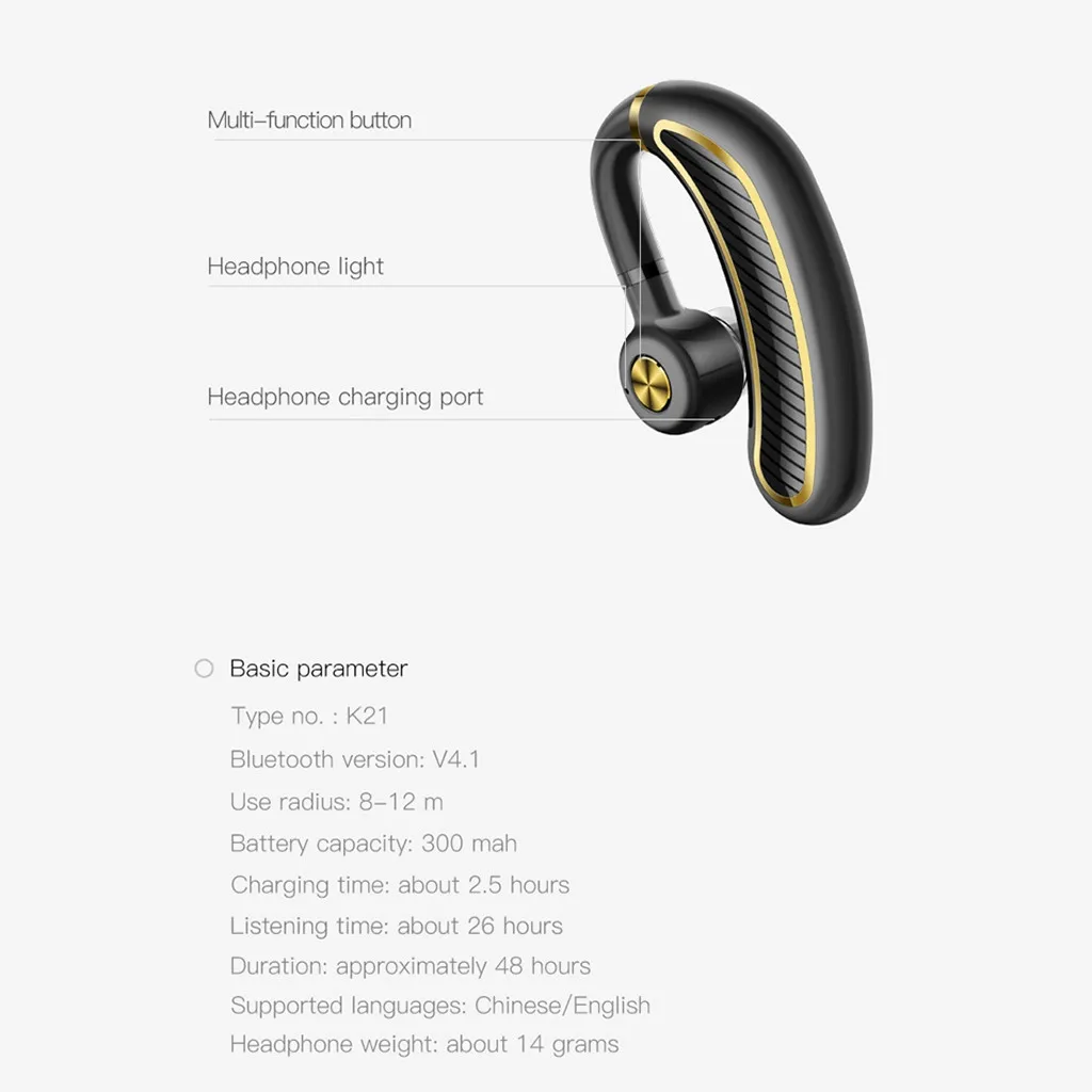 20% гарнитура для геймера Blueteoth гарнитура V5.0 Hands Free наушники с микрофоном беспроводные наушники для автомобиля