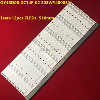 

New kit 12pcs 51CM For pan da LE48D19S LCD TV lamp OY48D06-ZC14F-02 303WY480031