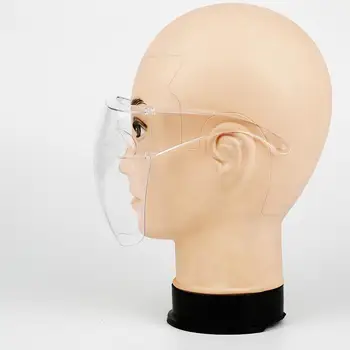 

Transparent Face Shield Dust-proof Full Face Cover Safety Glasses For Adult Outdoor Working Use Prevent Saliva Splash Face Mask