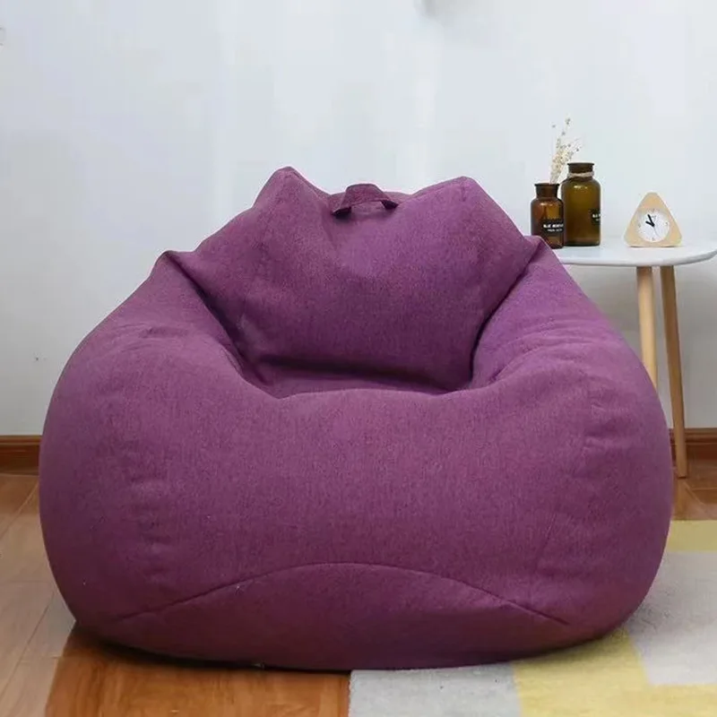 Description Picture 6 of itemOutdoor Bean Bag Sofas Lazy Sofas Cover Chairs No Filler Linen Cloth Lounger Seat Bean Bag Pouf Puff Couch Tatami Living Room