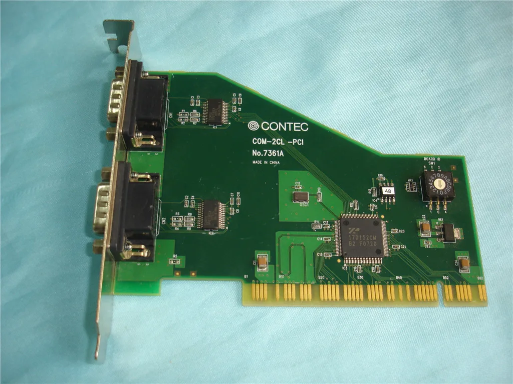 

Промышленное оборудование, contec card COM-2CL-PCI NO.7361A, неизолированная Бриллиантовая 2-канальная последовательная плата ввода/вывода