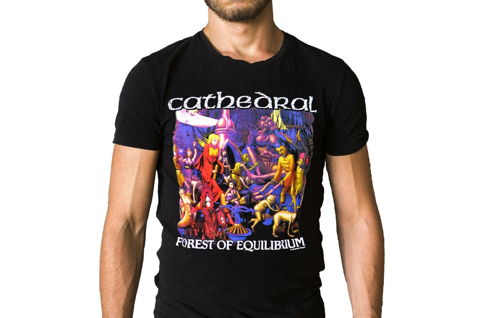 Собор группы Forest Of Balance 1991 футболка с изображением обложки альбома (1)|Футболки| |