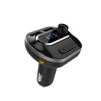 

Car Multifuction Adapter MP3 Player Radio Bluetooth Hands-free Dual USB Quick Charger FM Transmitter