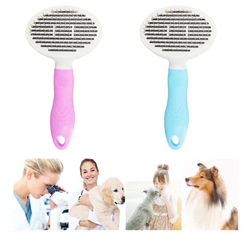 

Pet Hair Trimmer Dog Comb Cat Grooming Supply Brush Slicker Tool Pet Hair Shedding Comb Dog Hair Remover Dog Grooming Tool