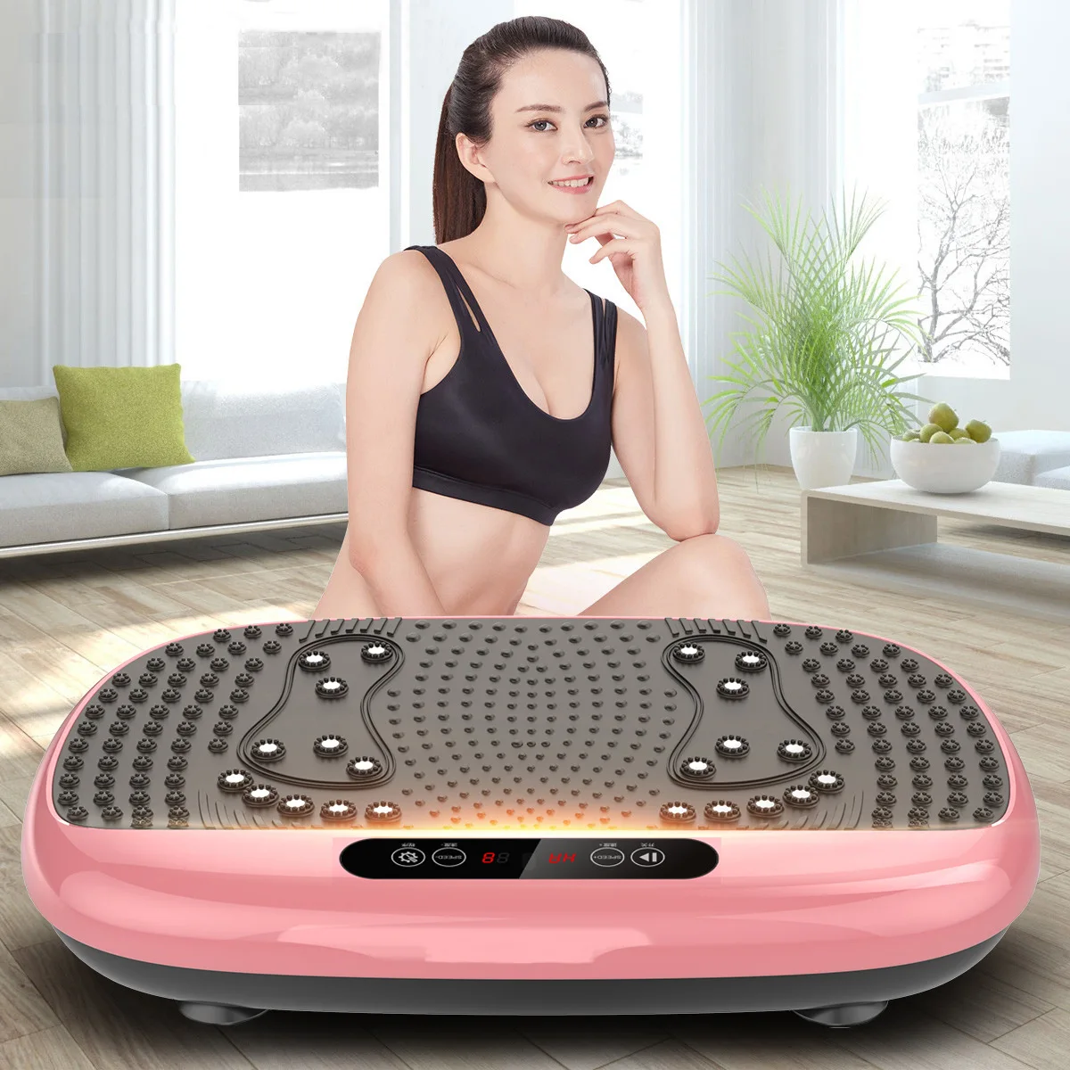 Fitness Vibration Platform Workout Machine Exercise Equipment For Home Vibration Plate