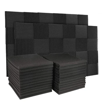 

Botique-50Pcs 12 Slot Fire-Retardant Soundproof Cotton Sound-Absorbing Cotton Egg Cotton Sound-Absorbing Wall Panel