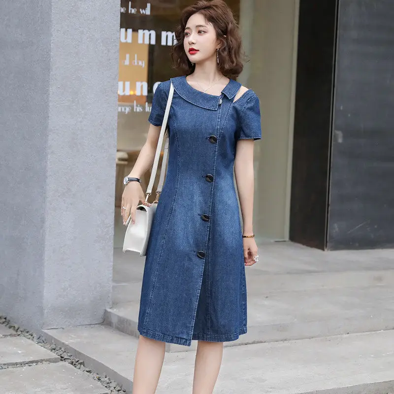 thin denim dress