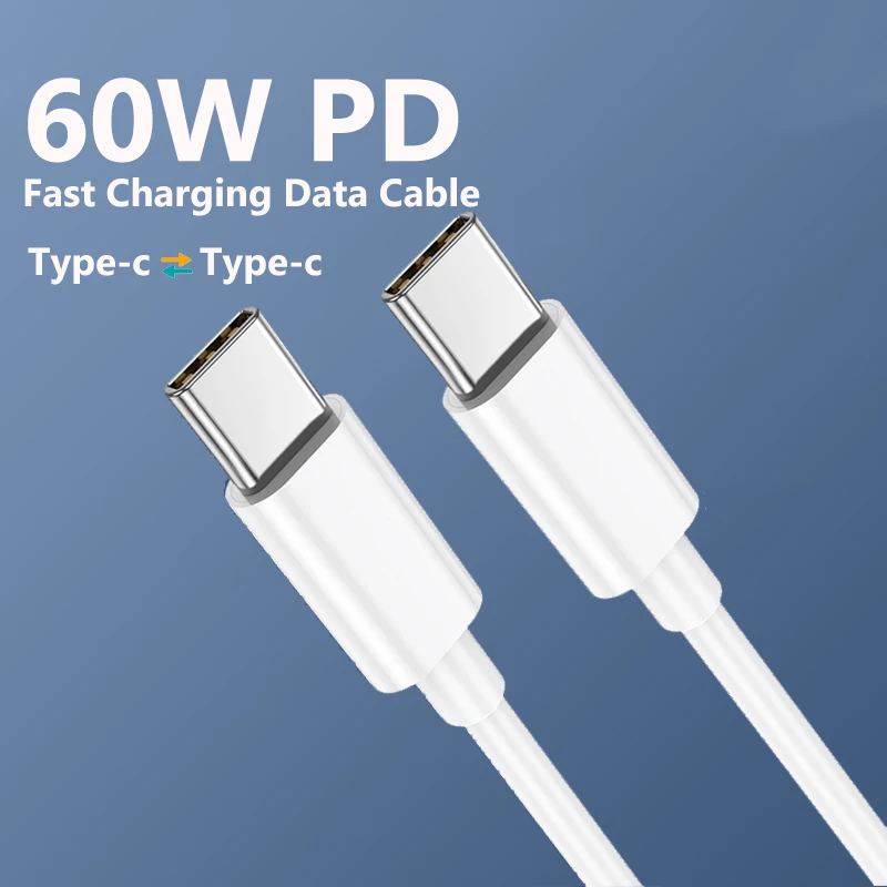 USBCToUSBCCableforSamsungS20XiaomiPD60WFastChargingCable