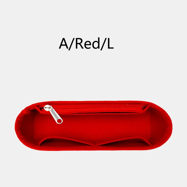 BAMADER Insert Handbag Women Makeup Organiser Felt Insert Bag liner Travel Organizer Portable Cosmetic Bag Shaper For Neonoe A.Red.L