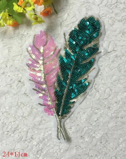 Перьевая ткань с коротким рукавом женская одежда DIY Украшение с блестками Zhangzai Ye Zihua