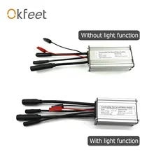 Okfeet 36 V/48 V 350W 36 V/48V17A контроллер электровелосипеда Стандартный синусоидальный сигнал весь Водонепроницаемые кабель серии KT Поддержка ЖК-дисплей Conversion Kit